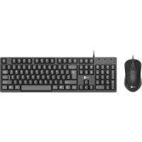 LENOVO CM101 USB KABLOLU SİYAH KLAVYE+MOUSE SET TÜRKÇE Q - 1